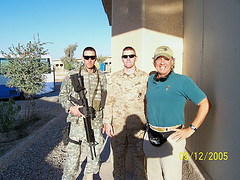 Major Messing with former intern 1st LT Patrick Keane, USMC who served as a Marine Corps officer in Afghanistan and Iraq.