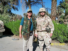 Major Messing with  Major General William 