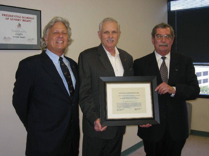 Major Messing, Jim Martin and Milt Copulos.