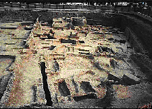 Ancient burial site for bubonic plague victims in Athens, circa 430 BC